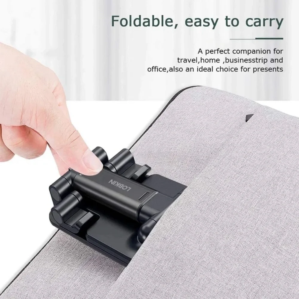 Phone Stand Foldable Portable Adjustable Tablet Cell Phone Holder Charging Dock